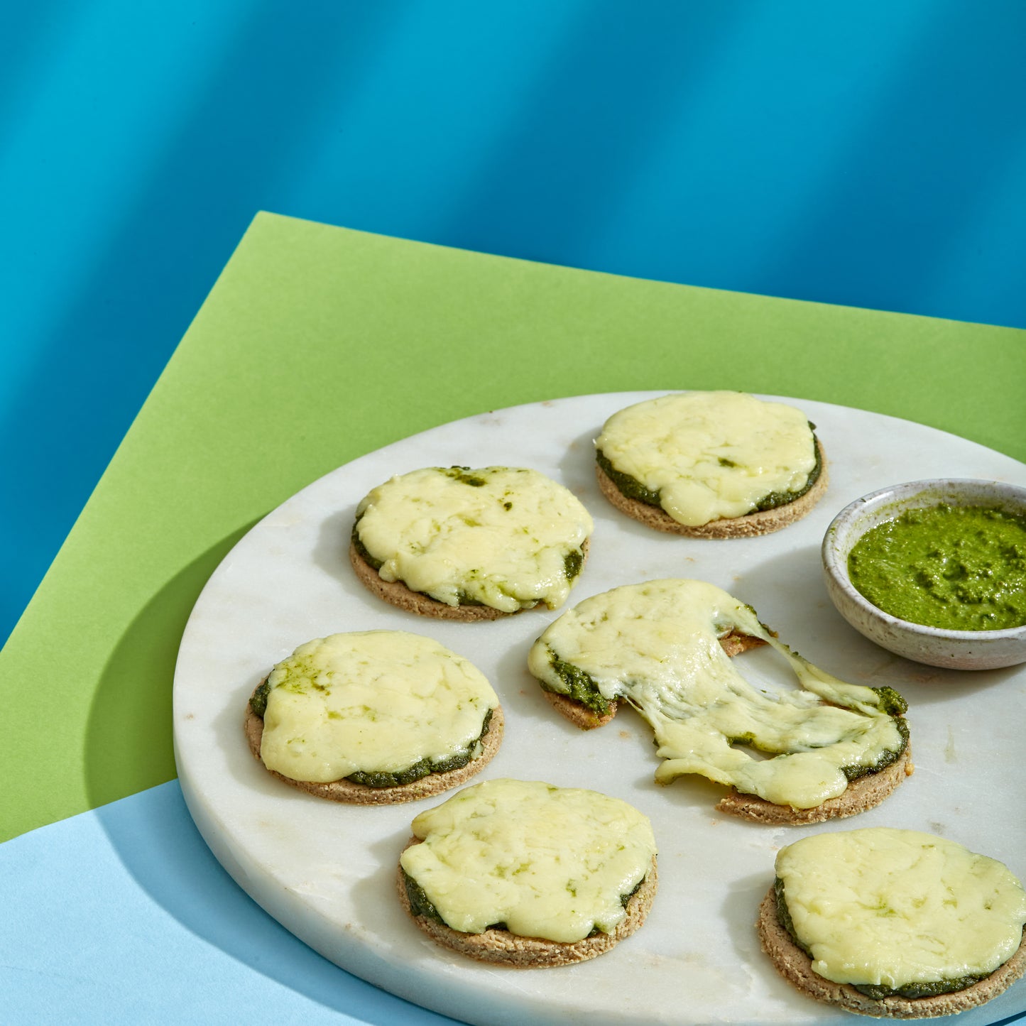 Pesto Cheese Bites